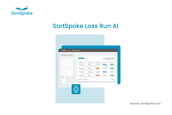 SortSpoke AI loss run extraction with human-in-the-loop review