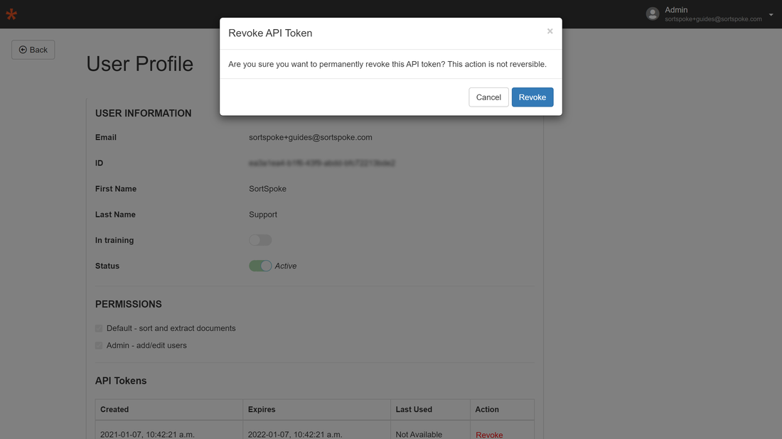 API Token 9 API Token 9