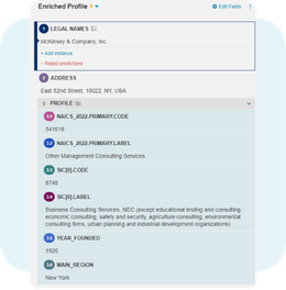 Data enhancement with SortSpoke