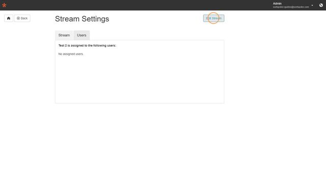 Step 8 - Click “Edit Stream”