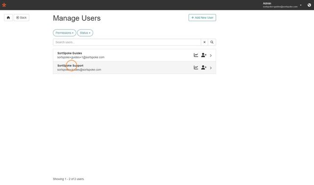 Step 4 - Select a user