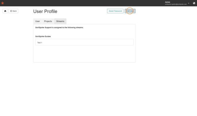 Step 6 - Click “Edit User”