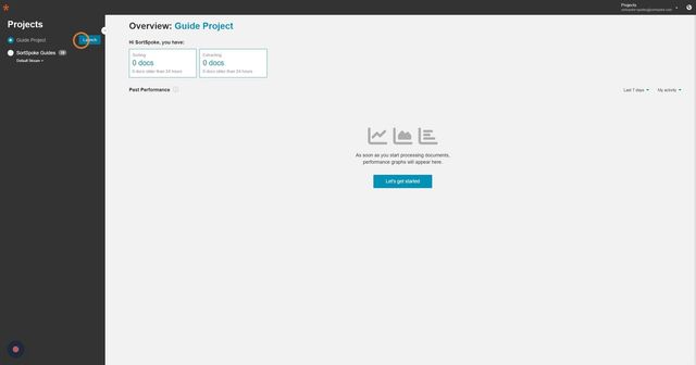 Step 2 - Click "Launch" on the desired project