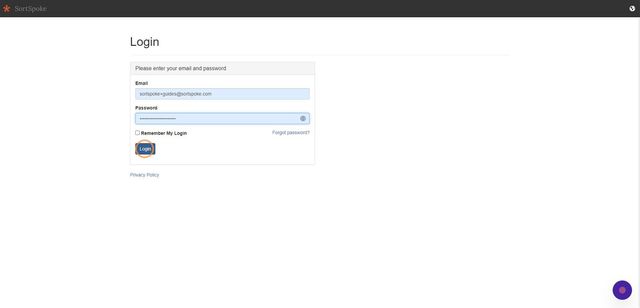 Step 3 - Click "Login"