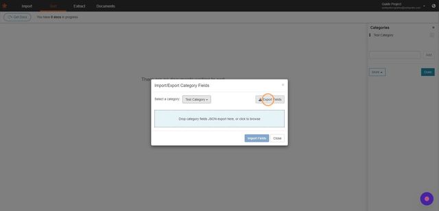 Step 11 - Click "Export Fields"