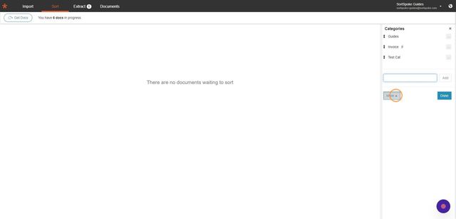 Step 18 - Click the "More" menu