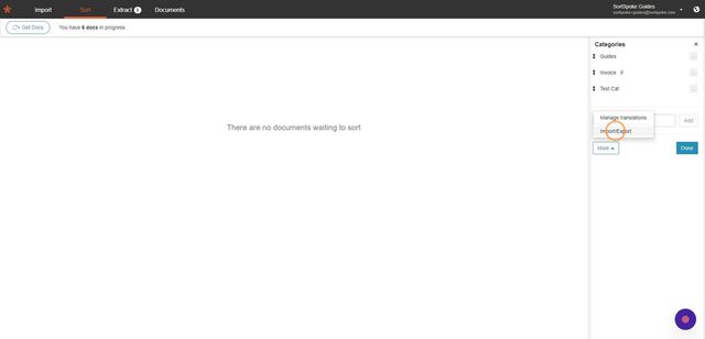 Step 19 - Select "Import/Export"