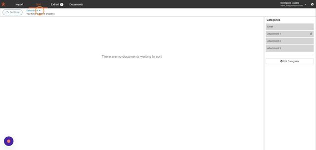 Step 4 - Click the batch dropdown arrow