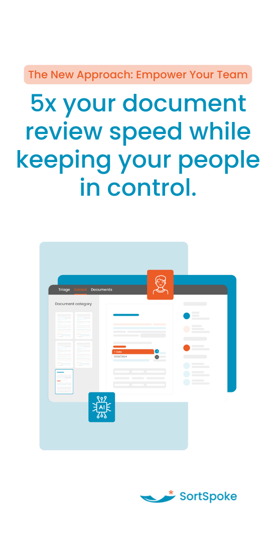 5x your docuemtn review speed while keeping your people in control.