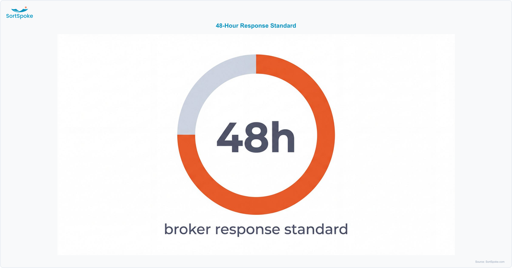 48-hour response time standard for submission intake