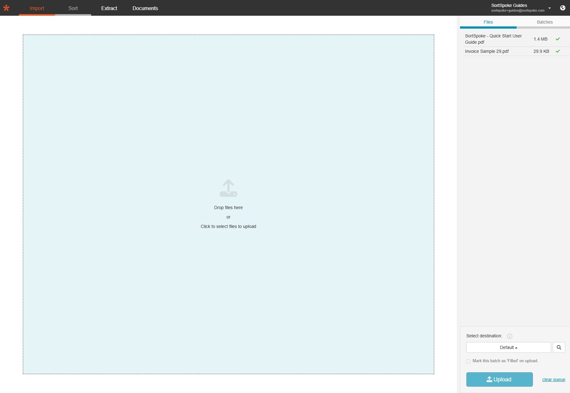 Step 5 - Upload the files