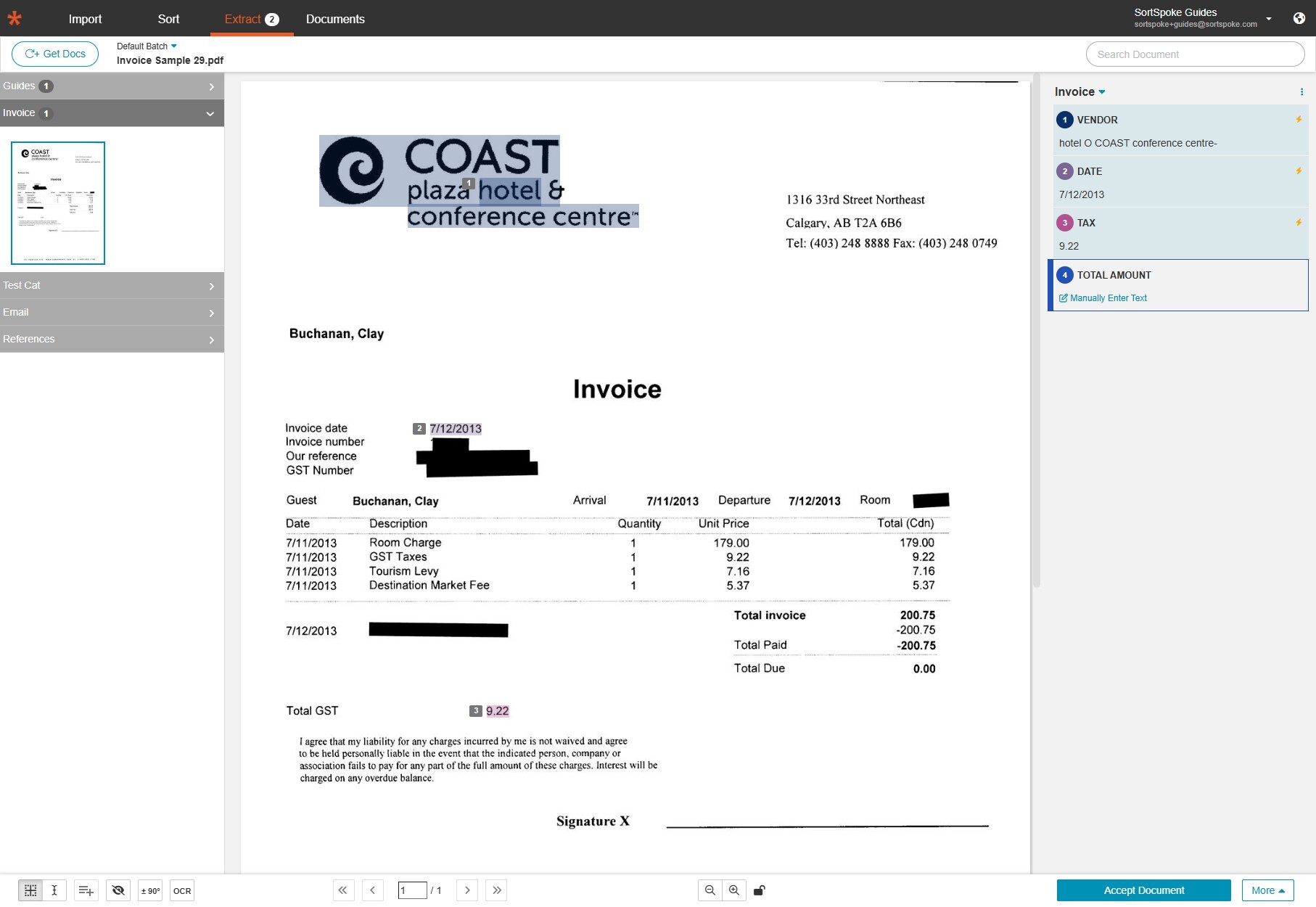 Step 11 - Review another category